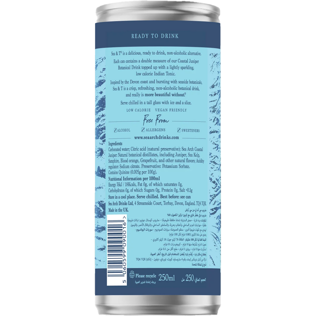 Sea Arch Sea & T 0,0% 10 x 25 cl